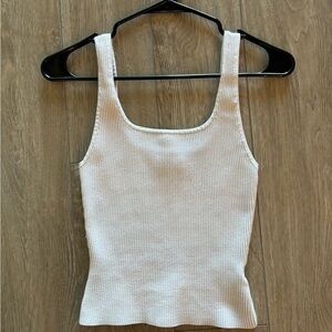 Aritzia Babaton Sculpt Knit Squareneck Tank size small